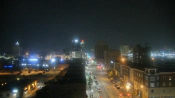 Weather camera view of Akron Beacon Journal.