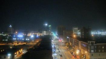 Weather camera view of Akron Beacon Journal.