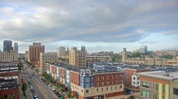 Weather camera view of Akron Beacon Journal.