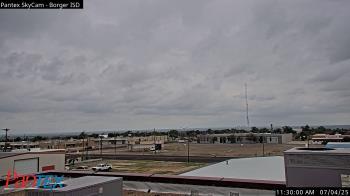 Weather camera view of Borger ISD.