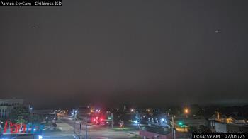 Weather camera view of Childress ISD.