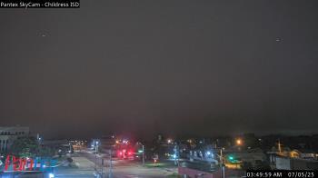 Weather camera view of Childress ISD.