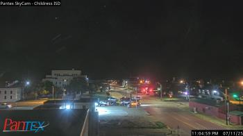 Weather camera view of Childress ISD.