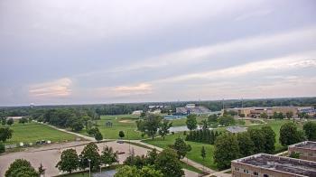 Weather camera view of Eastern Illinois University.