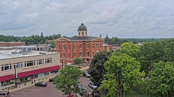 Weather camera view of City of Woodstock.
