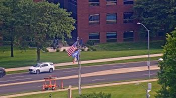 Weather camera view of Mercy West Hospital.