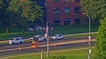 Weather camera view of Mercy West Hospital.