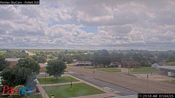 Weather camera view of Follett ISD.