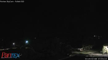 Weather camera view of Follett ISD.