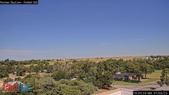 Weather camera view of Follett ISD.