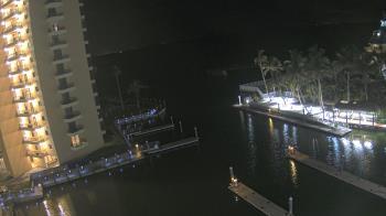 Weather camera view of Sanibel Harbour Yacht Club.