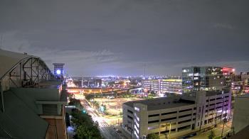 Weather camera view of Minute Maid Park.