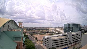 Weather camera view of Minute Maid Park.