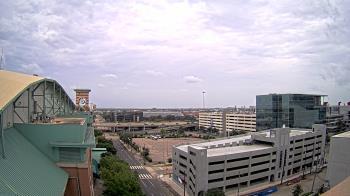 Weather camera view of Minute Maid Park.