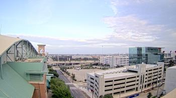 Weather camera view of Minute Maid Park.
