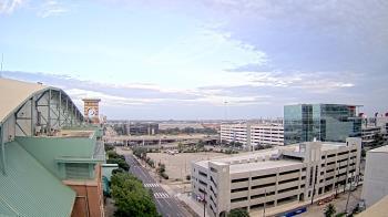 Weather camera view of Minute Maid Park.