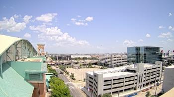 Weather camera view of Minute Maid Park.