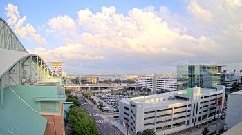 Weather camera view of Minute Maid Park.