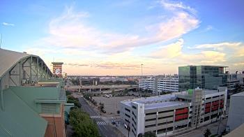 Weather camera view of Minute Maid Park.
