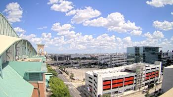 Weather camera view of Minute Maid Park.