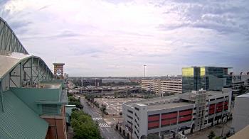 Weather camera view of Minute Maid Park.