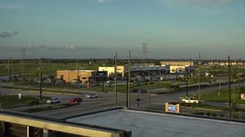 Weather camera view of Iowa Colony Police Department.
