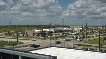 Weather camera view of Iowa Colony Police Department.