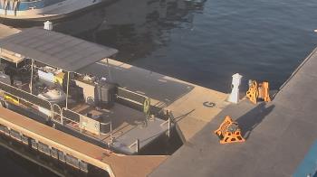 Weather camera view of Lake Powell Resorts and Marinas - Wahweap Marina.