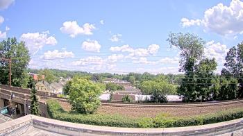 Weather camera view of Madison Public Safety Building.