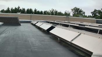 Weather camera view of Langley School.