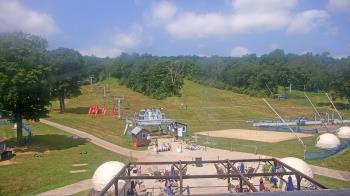 Weather camera view of Powder Ridge Ski Resort.