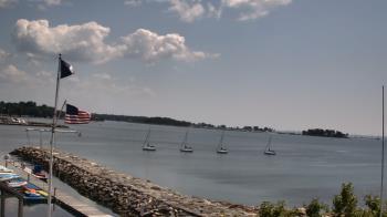 Weather camera view of Beach Point Club.