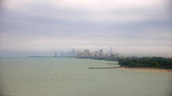 Weather camera view of Northwestern University.
