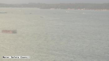 Weather camera view of Iowa Great Lakes Water Safety Council.