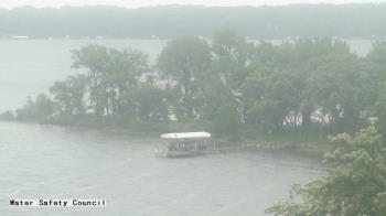 Weather camera view of Iowa Great Lakes Water Safety Council.