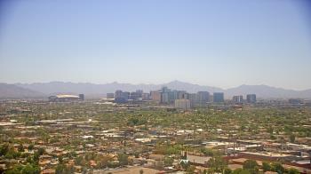 Weather camera view of Phoenix Children`s Hospital.