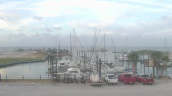Weather camera view of Nautical Landings Marina.