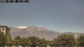 Weather camera view of San Bernardino CA.