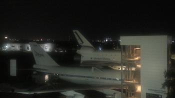 Weather camera view of Space Center Houston.