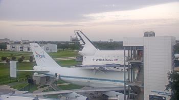Weather camera view of Space Center Houston.