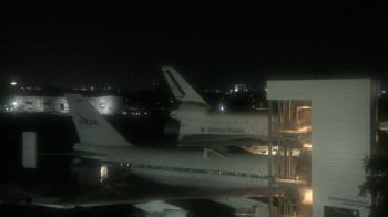 Weather camera view of Space Center Houston.