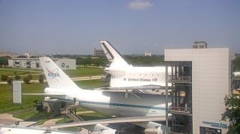 Weather camera view of Space Center Houston.