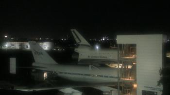Weather camera view of Space Center Houston.