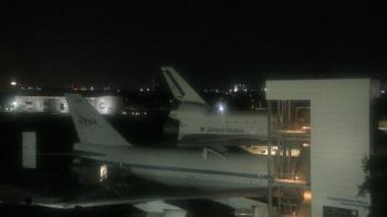 Weather camera view of Space Center Houston.