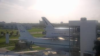Weather camera view of Space Center Houston.