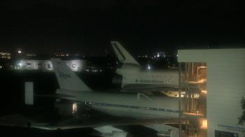 Weather camera view of Space Center Houston.