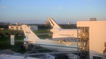 Weather camera view of Space Center Houston.