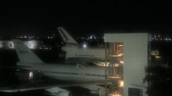 Weather camera view of Space Center Houston.