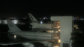 Weather camera view of Space Center Houston.