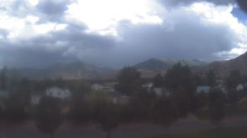 Weather camera view of Blue Peak HS.